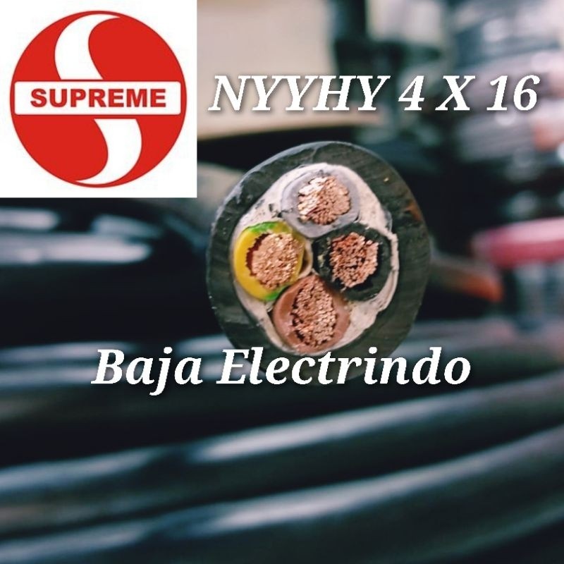 Kabel Power Serabut NYYHY 4x16 mm SUPREME NYYHY 4 x 16mm 4x16mm