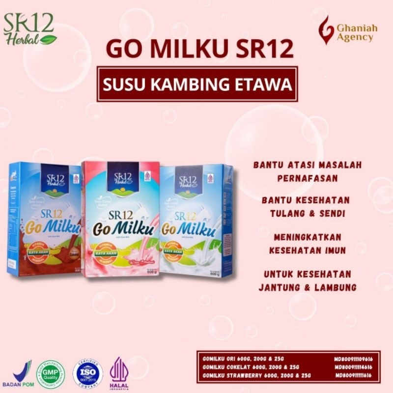 

SR12 Herbal Makassar Gomilku Susu Kambing Etawa 600GR