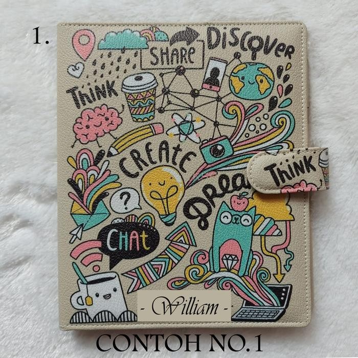 

【YANA-M】BIG SALE !!! BINDER COSTUM KHUSUS TAMBAH NAMA A5 DAN B5 - NO.1, A5