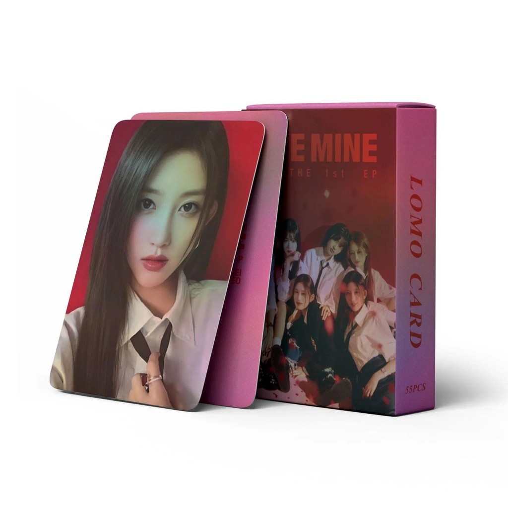 

55pcs/set Kpop I'VE MINE Photocards IVE GI-DLE Album ITZY Photo Lomo Cards Girls Postcard for Fans Collection Gift