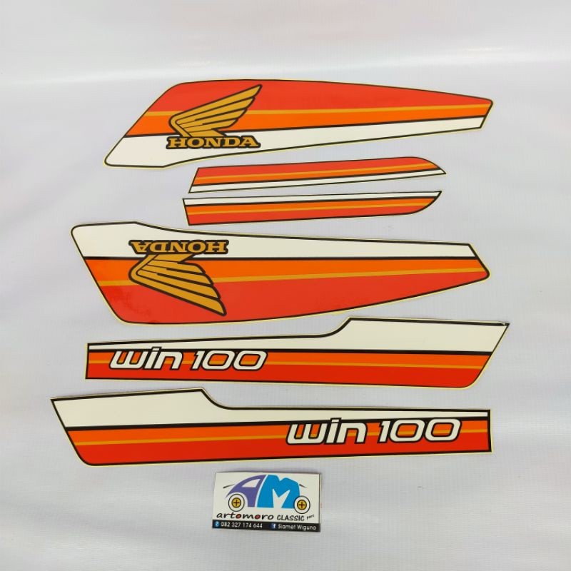 TERMURAH striping Honda win 100 tahun 1995 1996 1997 setriping win 100 tahun 1995 1996 1997 sticker 
