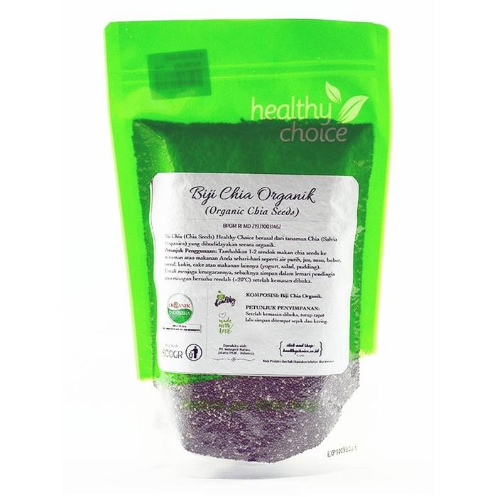 

Healthy Choice Chia Seeds Organik 500 gr Organik Bahan Seed Wijen - 500gr