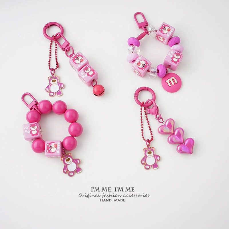 [GH] TOYSTORY LOTSO - Gantungan Kunci Lotso Toystory Gelang Dadu Keychain Bagchain Bagcharm Goms Hom