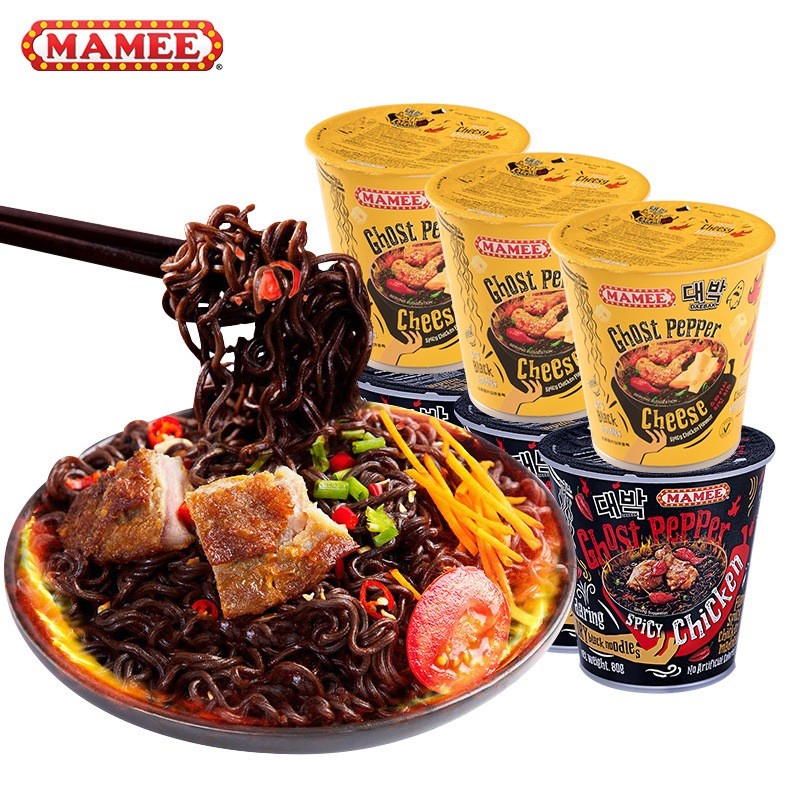 

MAMEE ghost pepper cup instant cup noodles 80gr original /cheese
