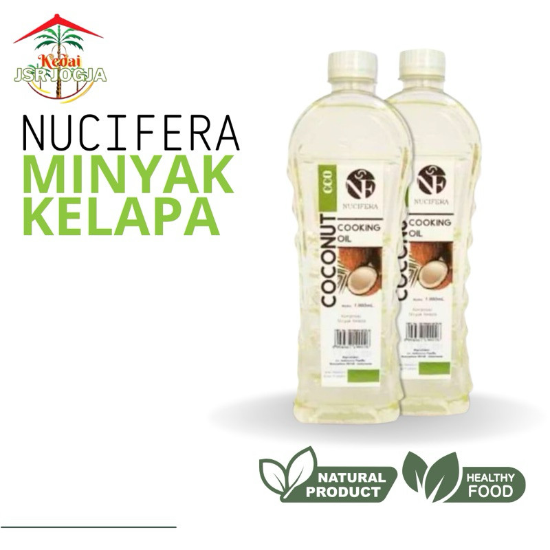 

Nucifera Premium Healthy Cooking Coconut Oil Minyak Goreng Kelapa 1 L