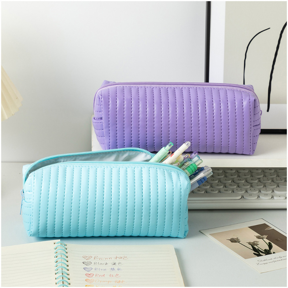 

Tempat Tepak Pensil Pillow Lucu Soft Color Kotak Pencil Case Pastel Kapasitas Besar Pouch Serbaguna