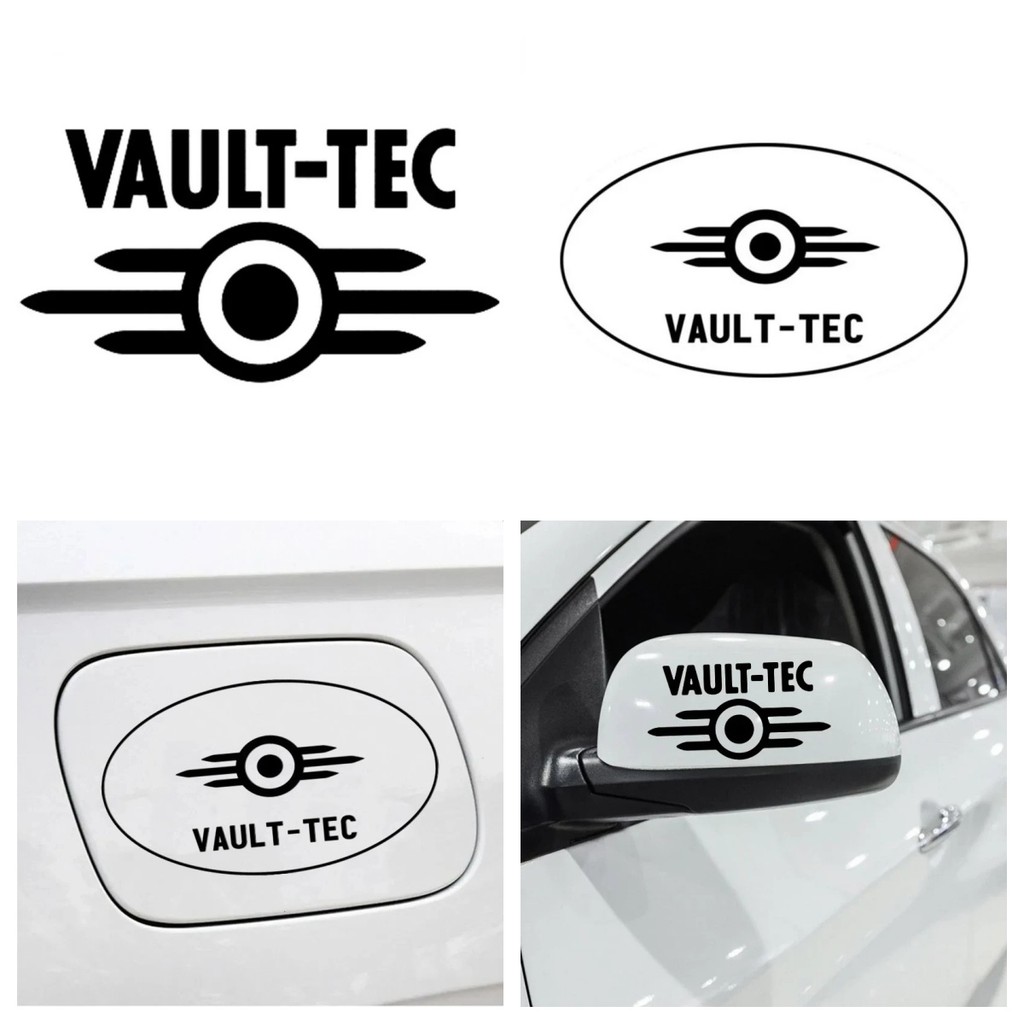 

Personality Games V-Vault T-Tec Logo Car sticker Vinyl sticker waterproof sun block decorative scratch PVC wholesale