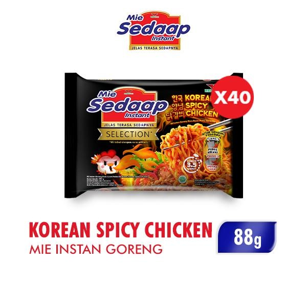 

Mumpung Murah Sedaap Mie Instan Korean Spicy Chicken 88 gr 1 Dus isi 40 pcs