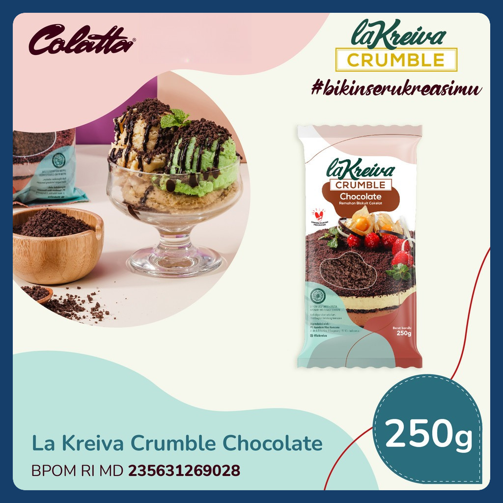 

La Kreiva Crumble Chocolate 250 g