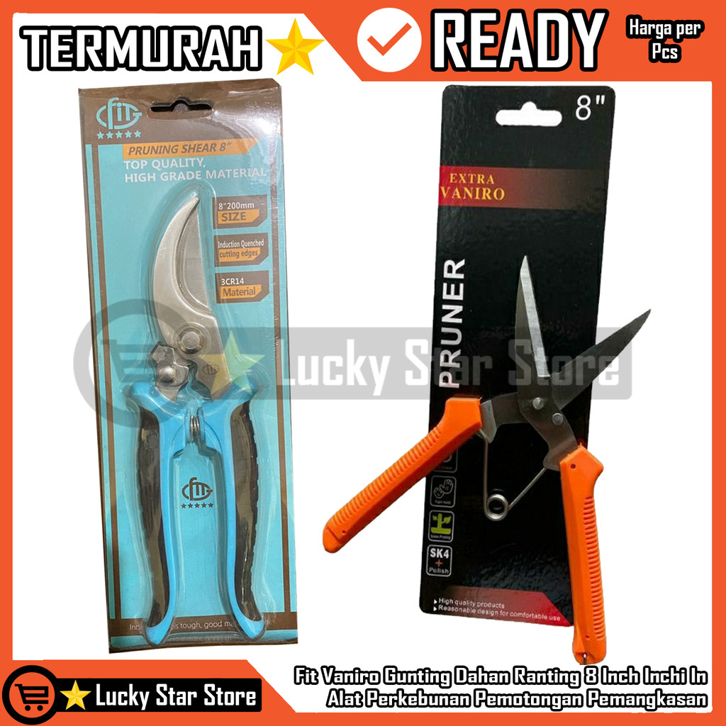 

Fit Vaniro Gunting Dahan Ranting 8 Inch Alat Pemangkas Taman Pegangan Ergonomis Anti Selip Ringan Kuat Awet Presisi Otomatis Praktis Profesional Kebun Daun Cabang Perawatan Alami XRFA Peralatan Berkebun Manual