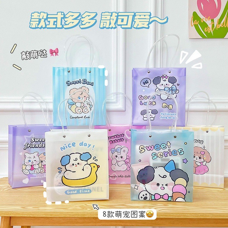 

[ FIRN ] - ORIGINAL !!! Tas Kado PVC Sweet Friendship Series Tas Kado Lucu Rf7