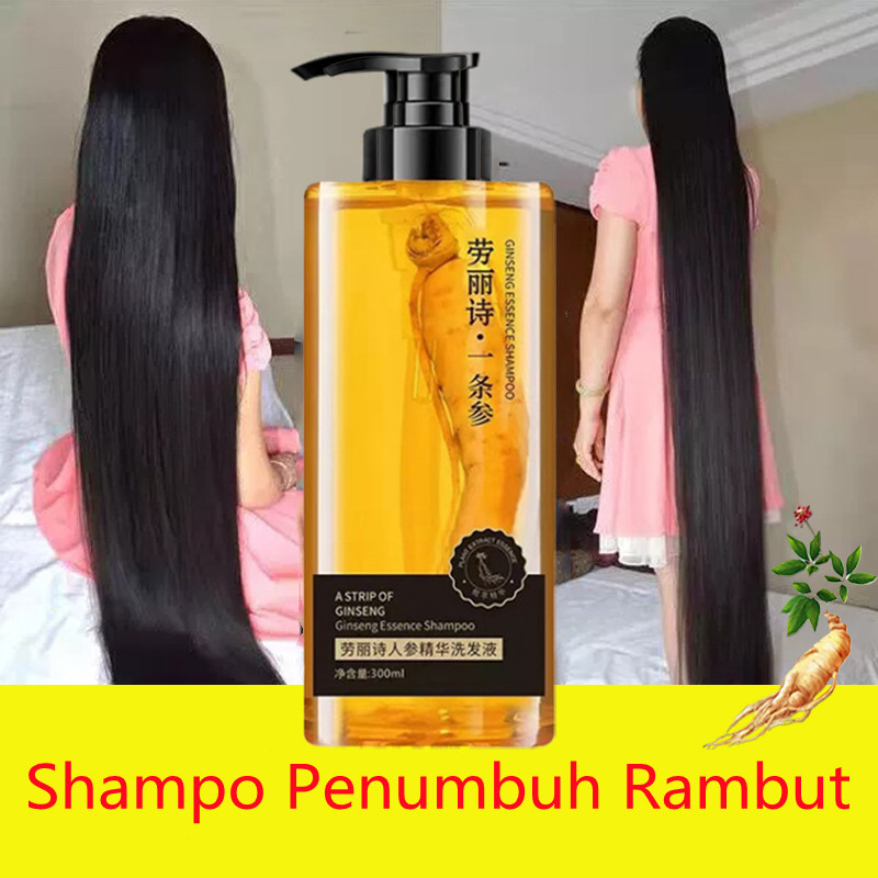 [asli 100%] Shampo Penumbuh Rambut Cepat Dan Tebal Shampoo Ginseng Untuk Rambut Rontok/Shampo Penumb