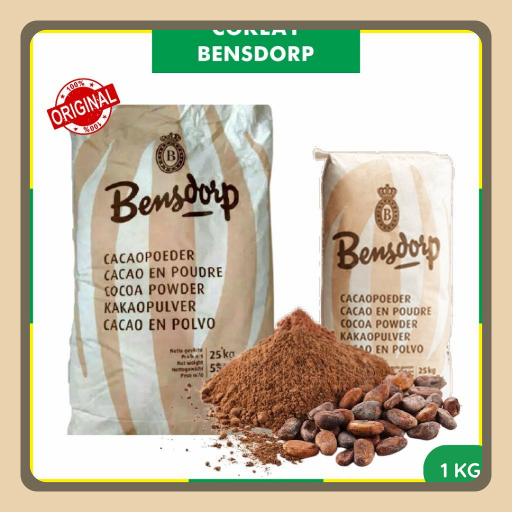 

Bensdorp Cocoa Powder 1kg - Coklat Bubuk Bensdorp Cokelat Bubuk Premium Bensdorp Cocoa Powder
