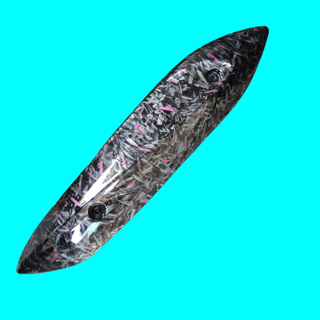 Forged pink Tutup tameng knalpot mio sporty mio smile AES VARIASI 27 RACING