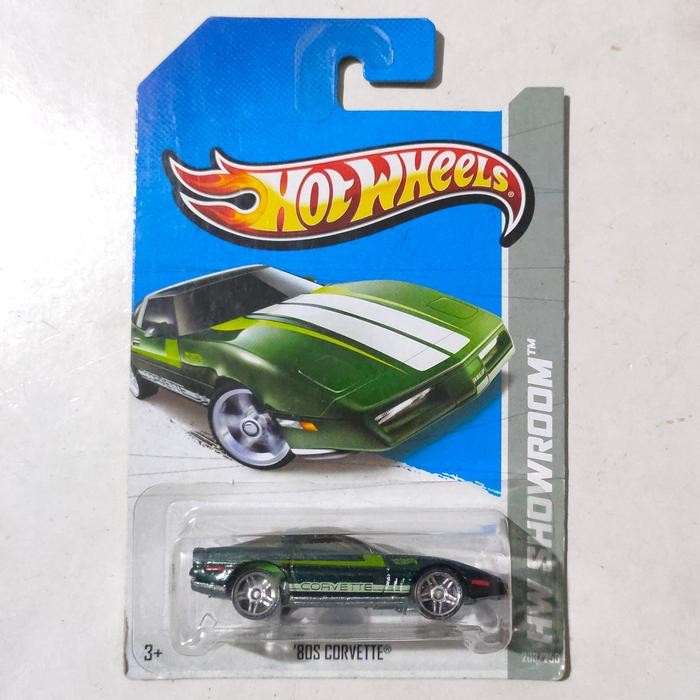 TR99 HW Hot Wheels 80S Corvette Hijau 80 Corvette