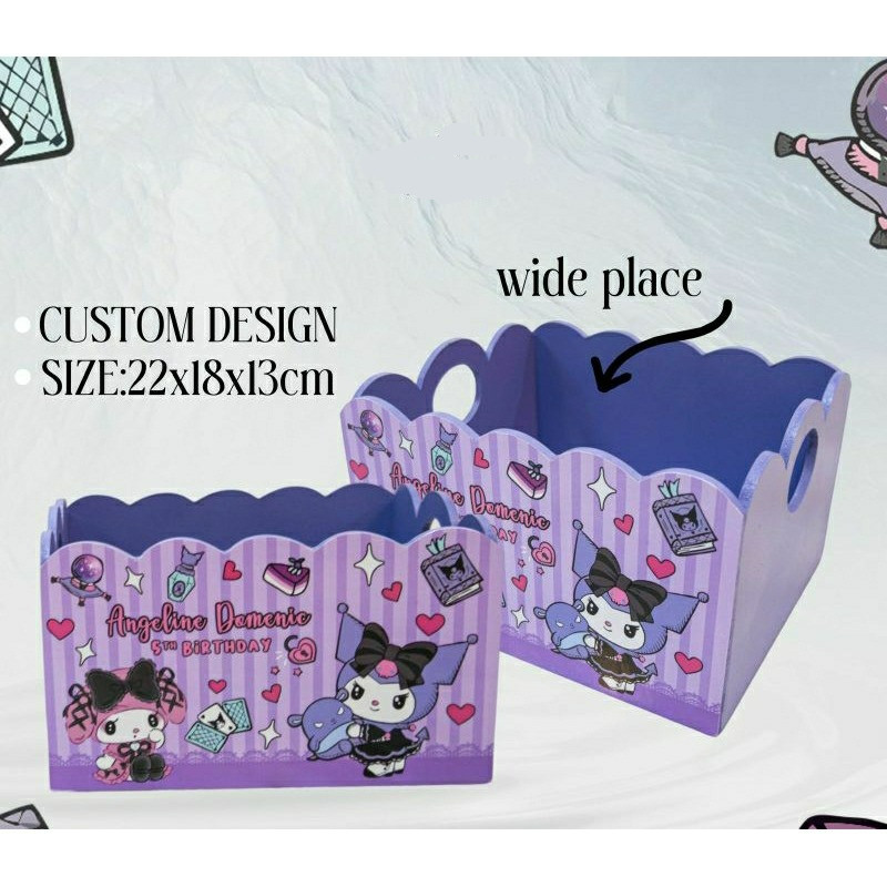 

Snack Box Wooden | Tempat Snack Lucu Free Custom Design