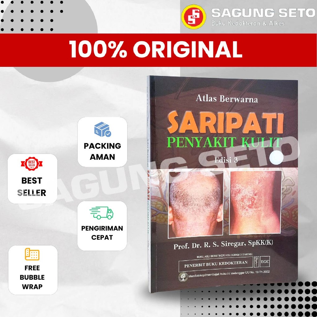 ATLAS BERWARNA SARIPATI PENYAKIT KULIT E-3 , EGC