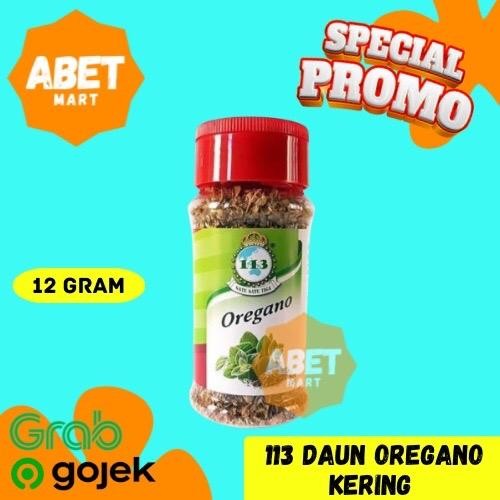 

113 Daun Oregano 12Gr - 12 Gr Gram Leaf Toples Satu Satu Tiga Rempah Wangi Bumbu Kering Pak Pcs Dus Spices Powder