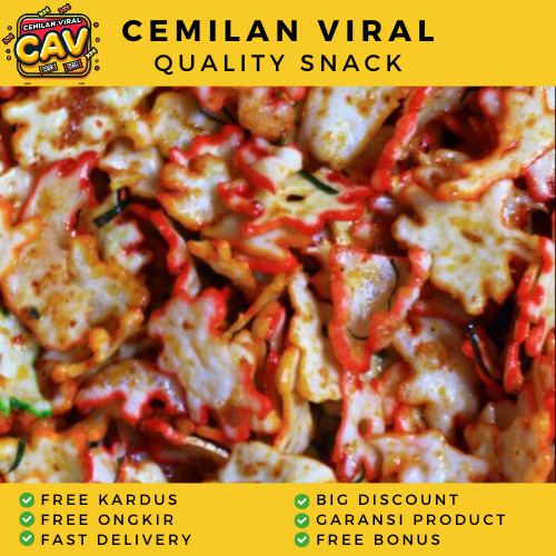 

CAV SEBLAK BINTANG 1kg Seblak Bintang Kering Seblak Bintang Bantat Kerupuk Seblak Bintang Pedas