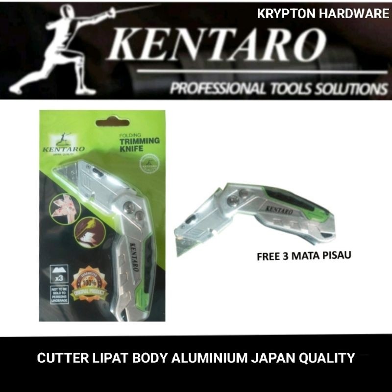 

Kentaro cutter lipat body aluminium Japan qualityRUSTY