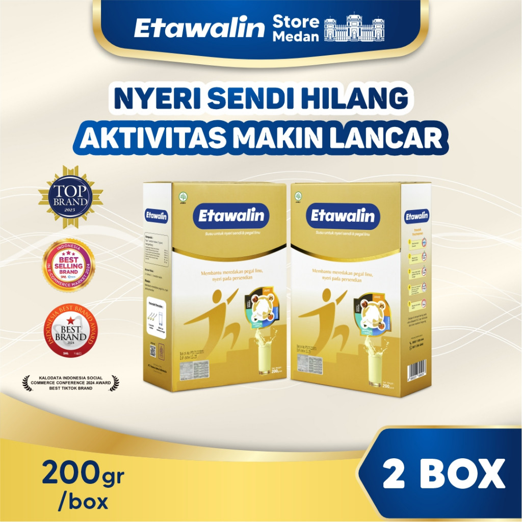 

Bundling 2 Box Etawalin: Susu Kambing Etawa Solusi Alami untuk Nyeri Sendi Isi 200 Gram