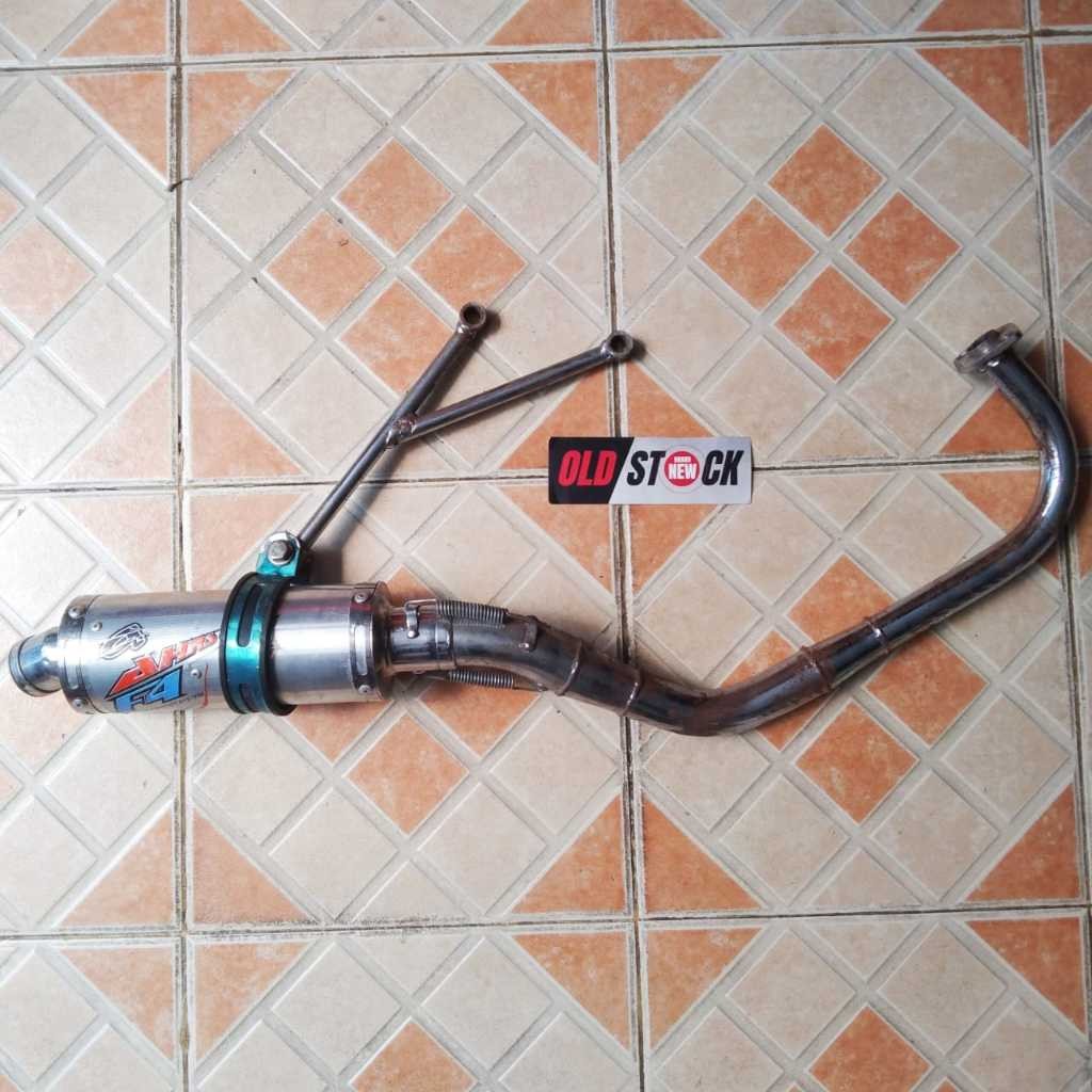 KNALPOT RACING AHRS F3 SERIES EXHAUST SYSTEM F3 TGA UB HONDA BEAT 150 BEAT KARBU -NEW OLD STOCK-