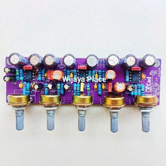 Kit peavey KB 300 preamp kendang tak dut pcb double layer original ic full update komponenCO