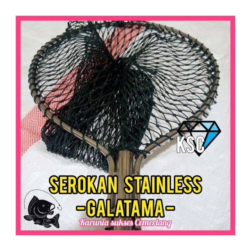 TOFA.ID SEROKAN IKAN STAINLESS / SEROKAN GALATAMA / SEROKAN SAMPAH / SEROKAN IKAN BESAR