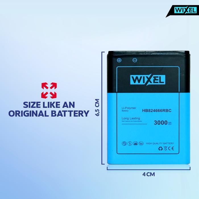 WIXEL Baterai HB824666RBC Modem Wifi Bolt Max 2 E5577 E5673 E5573 E5576 Max2 Huawei Double Power Rea