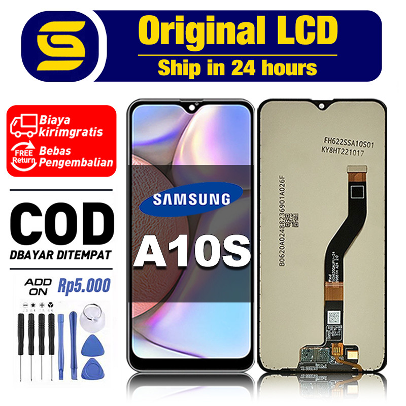 LCD Samsung A10S Original Fullset hp Touchscreen asli ori For Glass Touch Screen Digitizer murah COD
