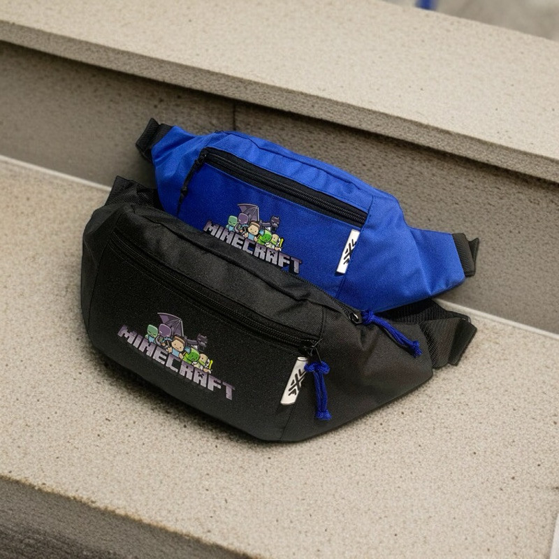 Tas Pinggang Anak Laki Laki Karakter Minecraft Keren
