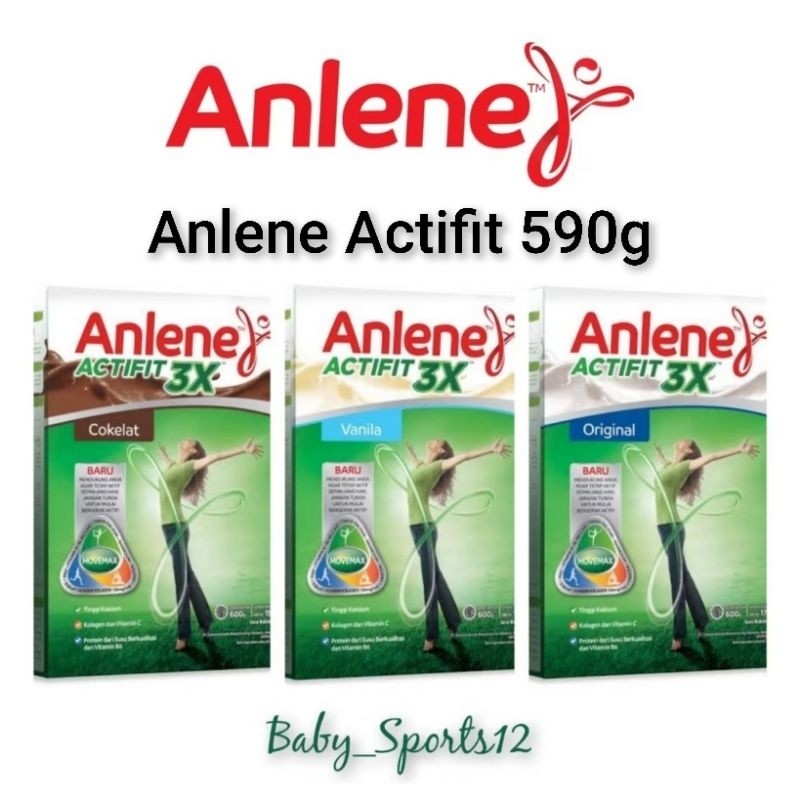 

Anlene Actifit Formula 3X 590g/580g Susu Dewasa