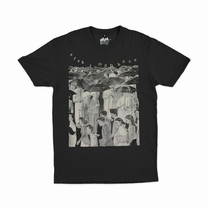 T-shirt Efek Rumah Kaca - Jingga