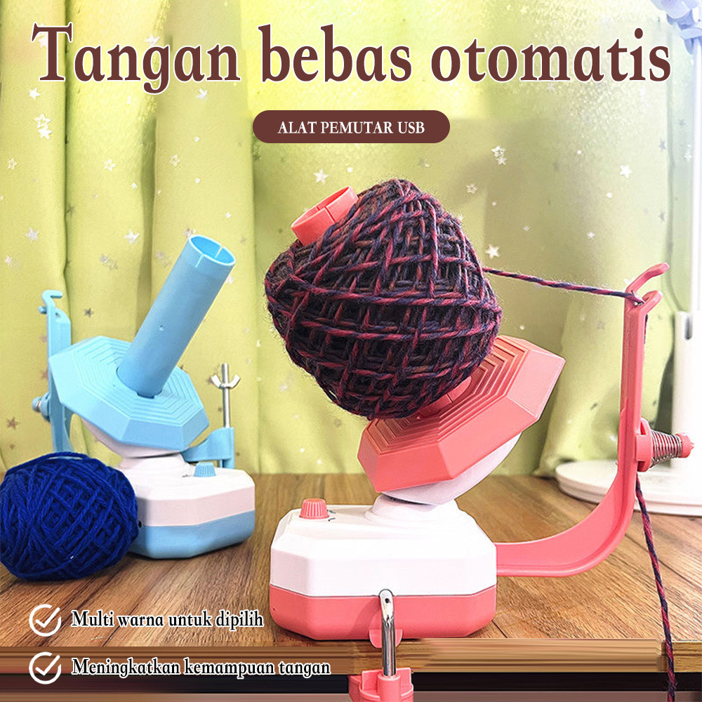 Listrik Operated Alat Penggulung Benang Gulung Tali Knitting Alat Benang Yarn Winder