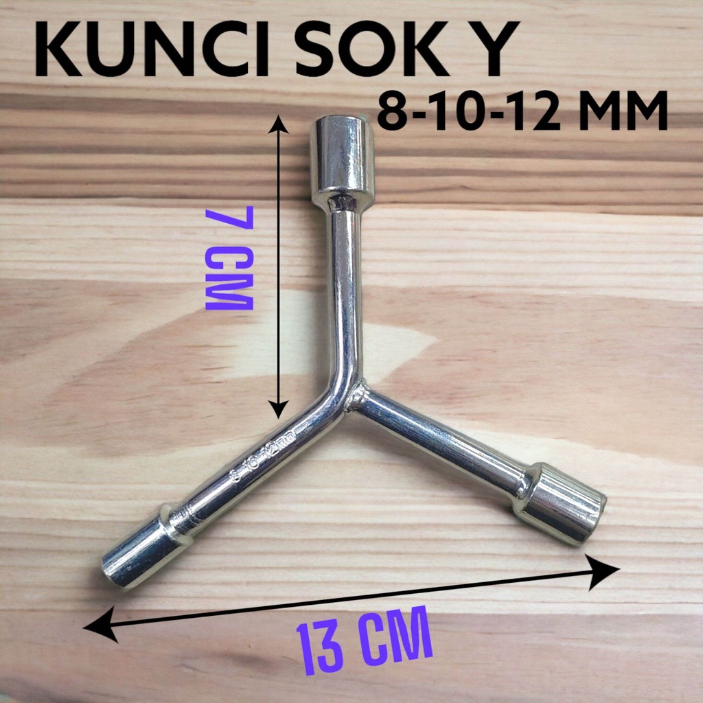 KUNCI SOK Y KECIL 8-10-12 MM PERKAKAS Q8007B