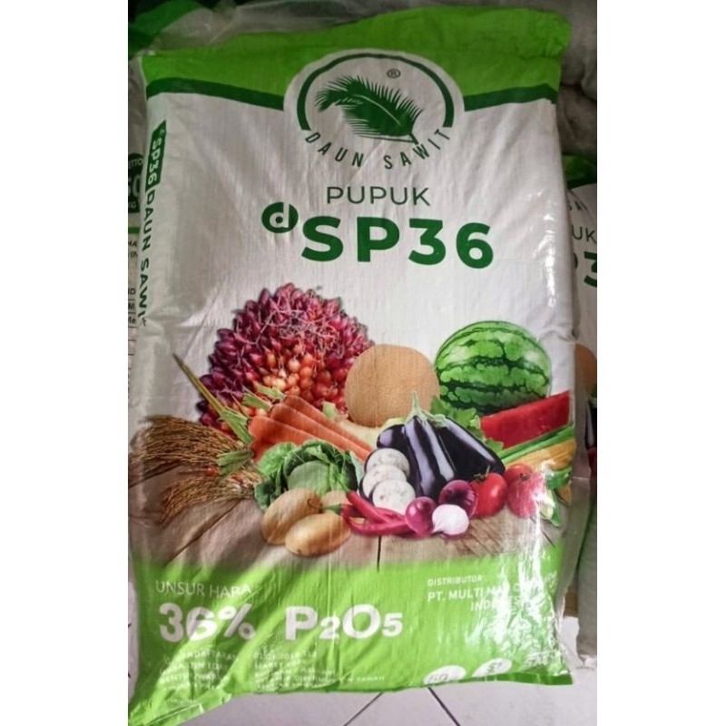 Pupuk SP 36 Daun Sawit Kemasan Repack 1Kg