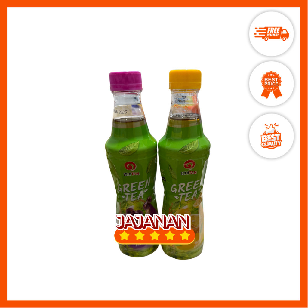 

Ichitan Green Tea Minuman Rasa Honey Lemon/Apple/Blackcurrant 280ml