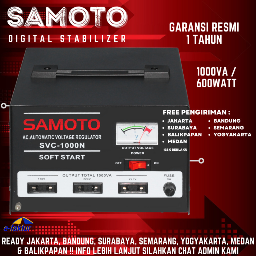 STABILIZER SAMOTO 1000VACO