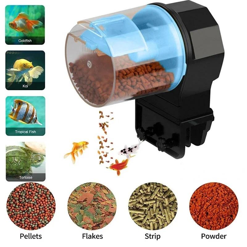 Fish Tank Automatic Feeder Intelligent Timing Automatic Feeder Aquarium Automatic Feeder Large Capac