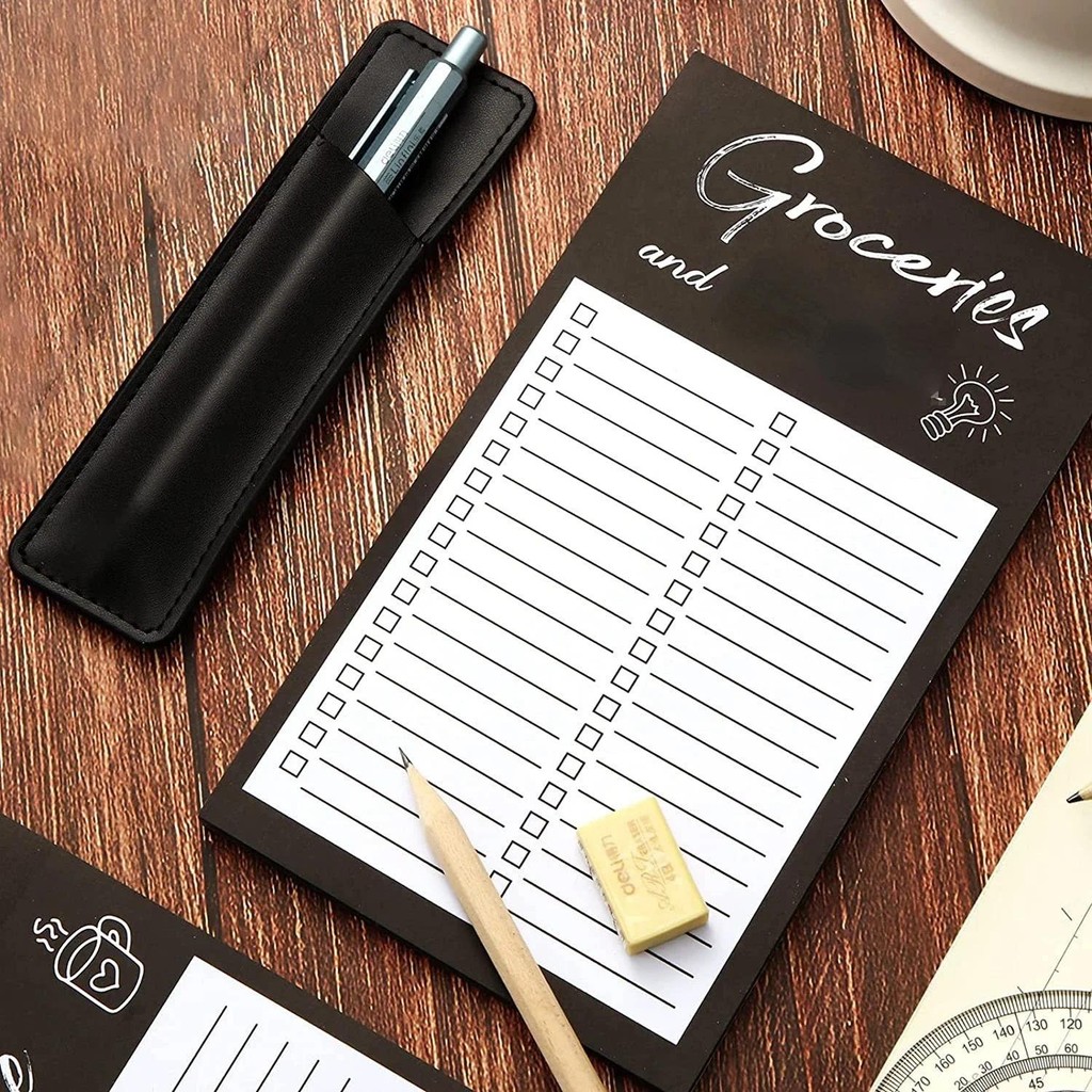 

50 Sheets Fridge Magnetic Notepads Cute Memo Pads Grocery Shopping List To Do List Planner Grocery Sticker Message Board Notes