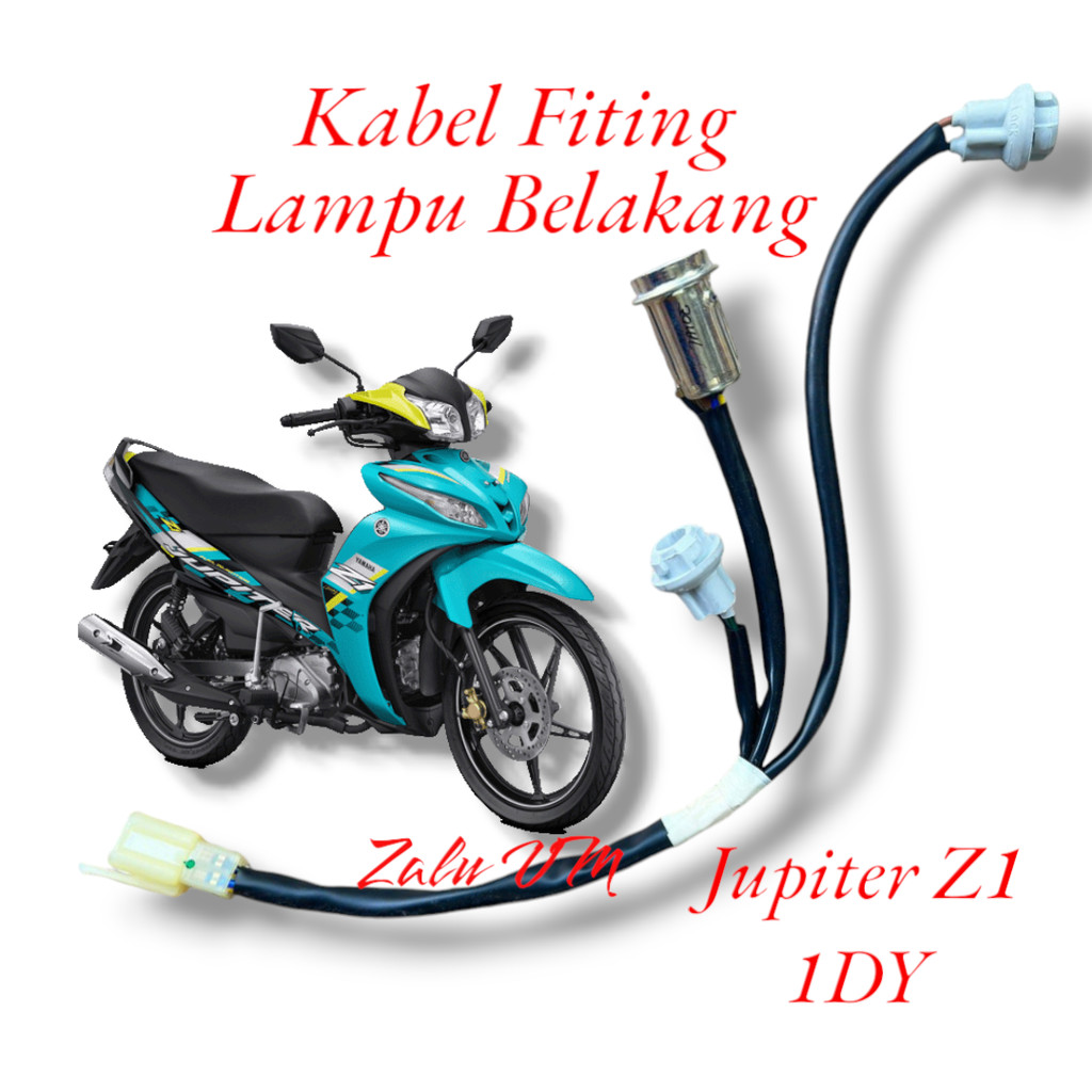 kabel fiting lampu stop belakang motor yamaha jupiter z1 1dy jupiter z robot