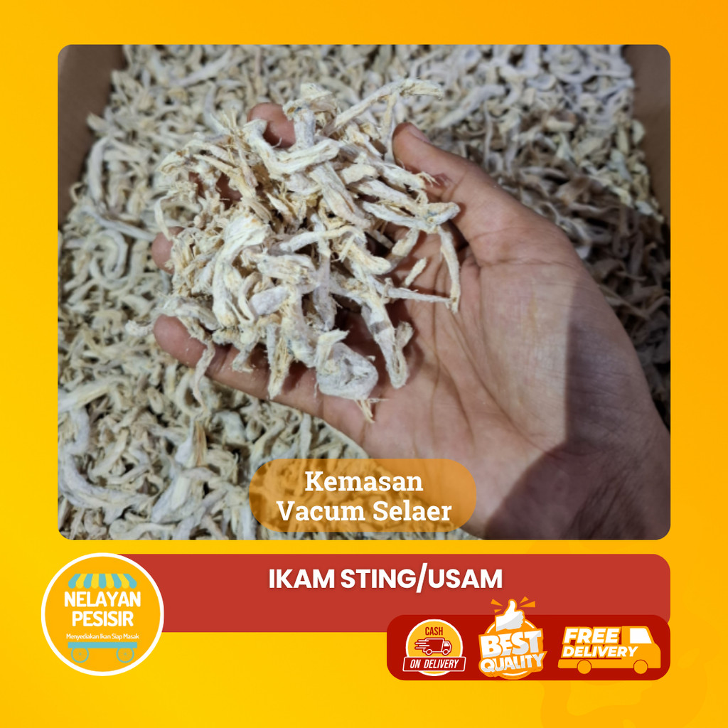 

Jambrong Siting Usam Ikan Asin Bulat Kecil Bersih dan Renyah Kualitas Premium