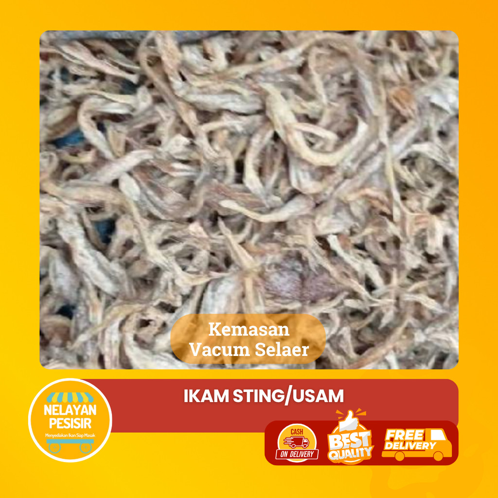 

Ikan Asin Usam Kering Renyah Gurih Tanpa Pengawet Kualitas Premium