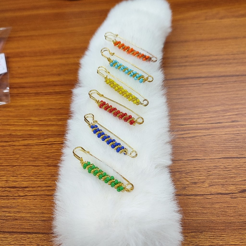 HA0013 Bros Dada Peniti India Warna / Bros Hijab Peniti Jurai Murah