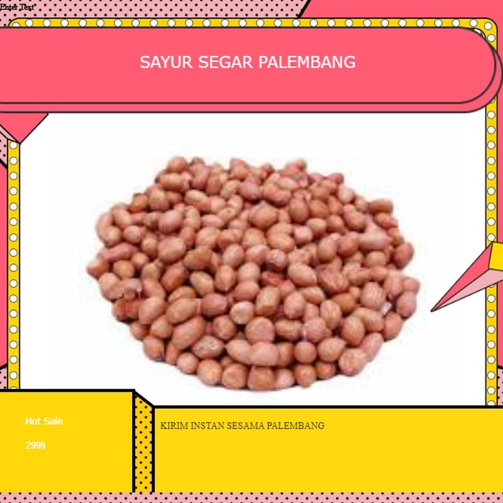 

Kacang Tanah Merah - Diamond Palembang