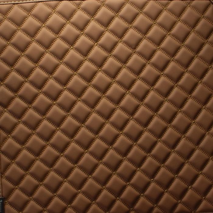 Karpet Mobil Elite 7D Hyundai Stargazer FullSet - Coklat Muda, Bagasi+CoverJok