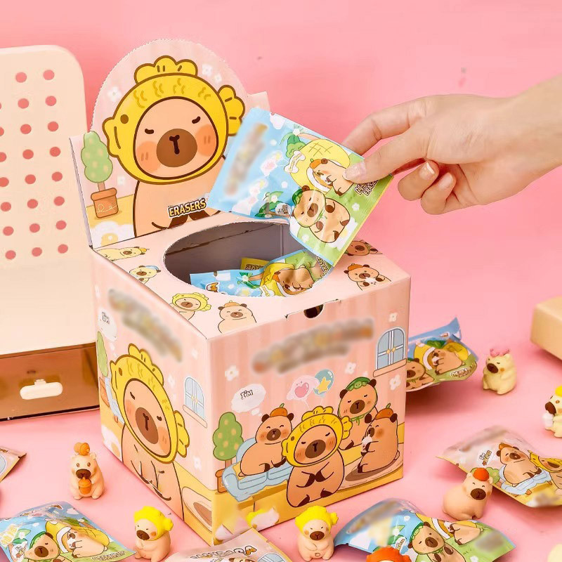 

Penghapus Misteri Blind Box Capyybara Karakter Kartun Lucu Alat Tulis Sekolah ATKBI - Yr