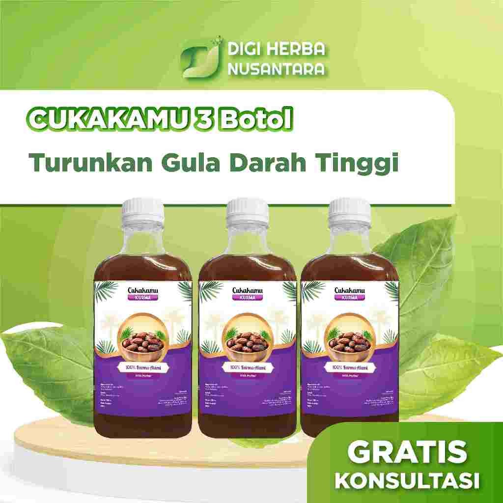 

CUKAKAMU Kurma 3 Botol - Atasi Diabetes Kontrol Gula Darah Koleterol Tanpa Efek Samping