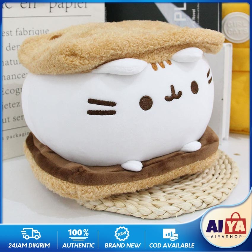 Mainan Boneka Pusheen Mini 15Cm Stuffed Plush Kucing Pusheen