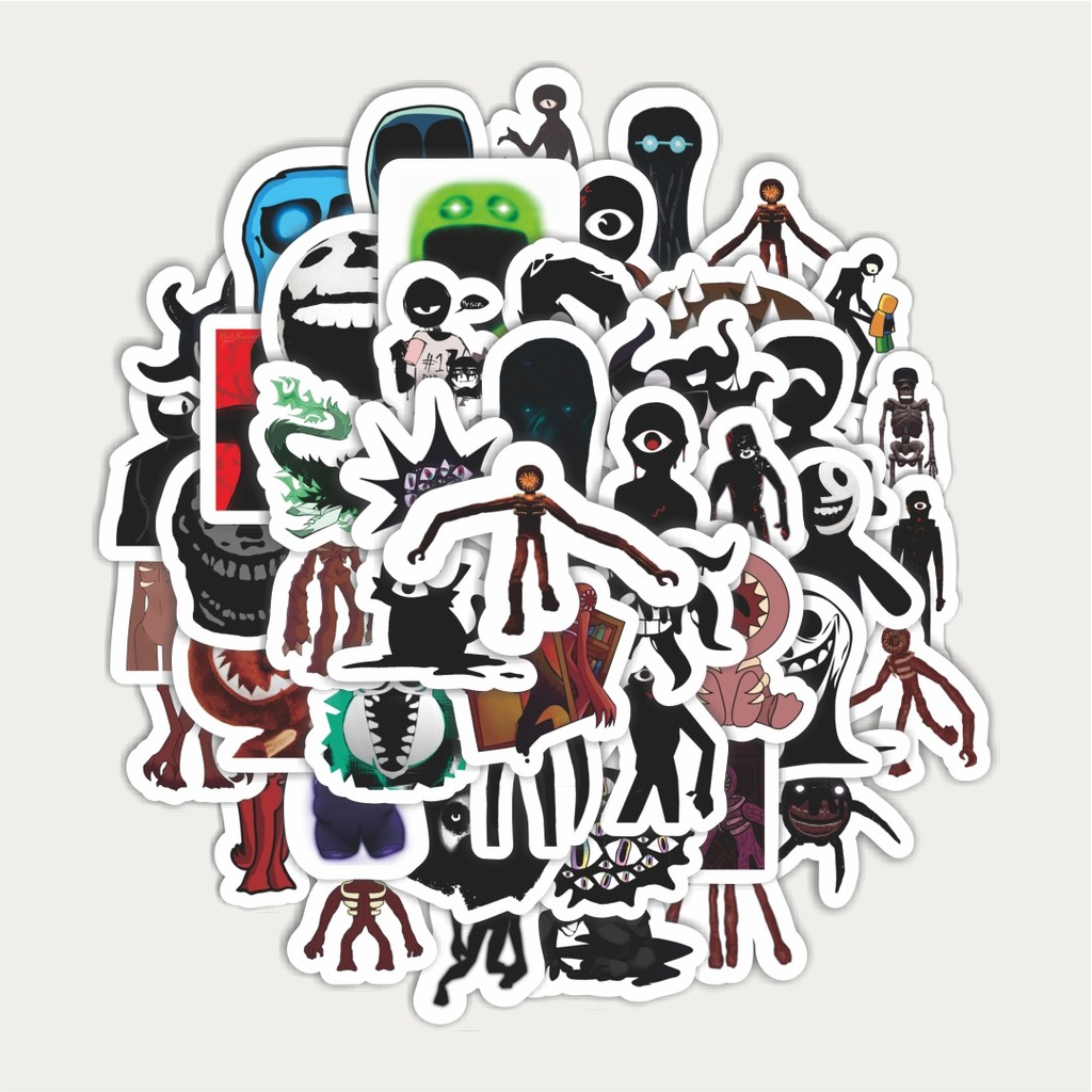 

Sticker Pack Stiker Kartun Doors Robloxes Horror Game | Sticker TUMBLR | Stiker LAPTOP KOPER HELM